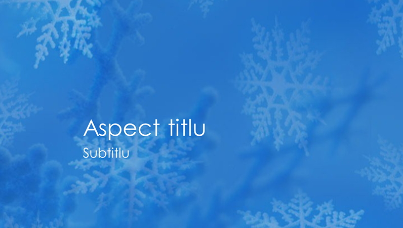 Diapozitive formă Fulgi de nea Diapozitive formă Fulgi de nea