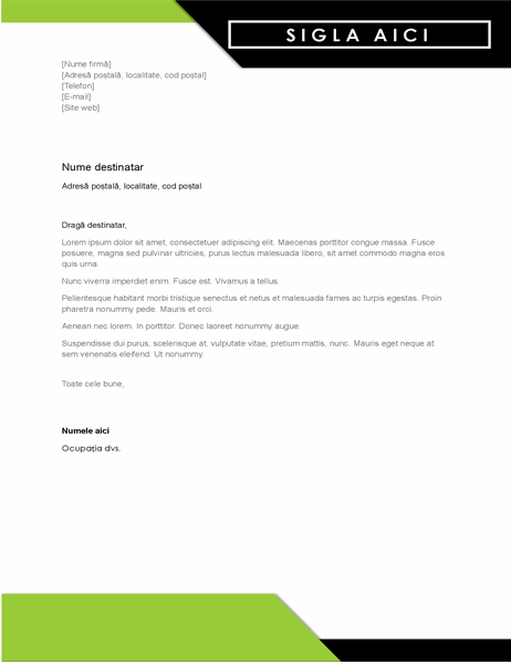 Antet de scrisoare cu siglă cu font aldin Antet de scrisoare cu siglă cu font aldin