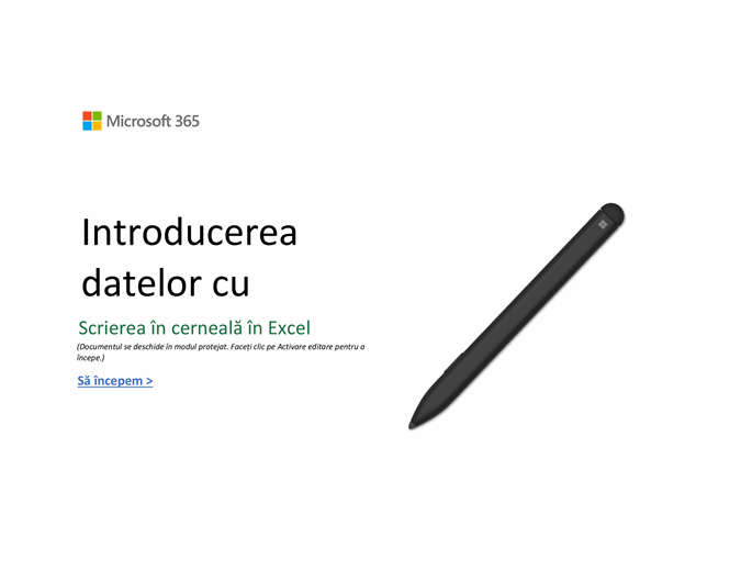 Tutorial pentru Creion Surface în Excel