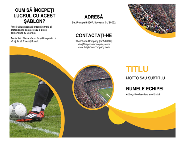 Broșură Sport Broșură Sport