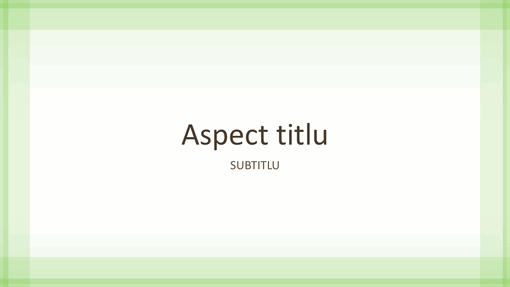 Prezentare cu proiectare cu bordură verde transparentă (ecran lat) Prezentare cu proiectare cu bordură verde transparentă (ecran lat)