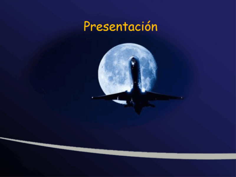 Шаблон оформления "Луна и самолет"