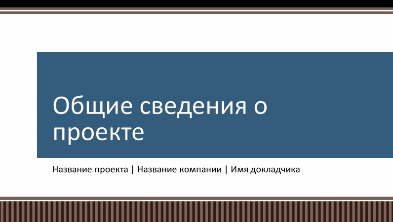 Презентация с обзором планирования бизнес-проекта Презентация с обзором планирования бизнес-проекта