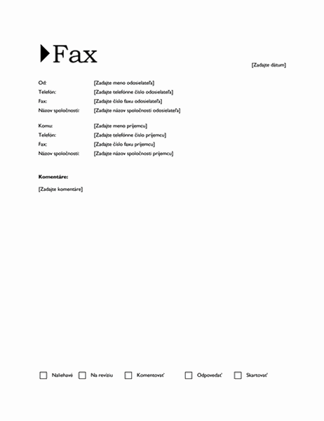 Fax (motív pôvodu)