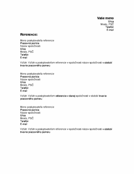 Zivotopisy A Sprievodne Listy Office Com