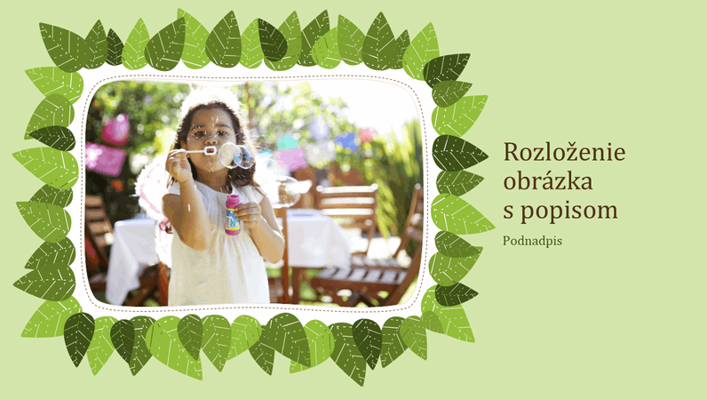 Rodinný fotoalbum (prírodný motív so zelenými listami) Rodinný fotoalbum (prírodný motív so zelenými listami)