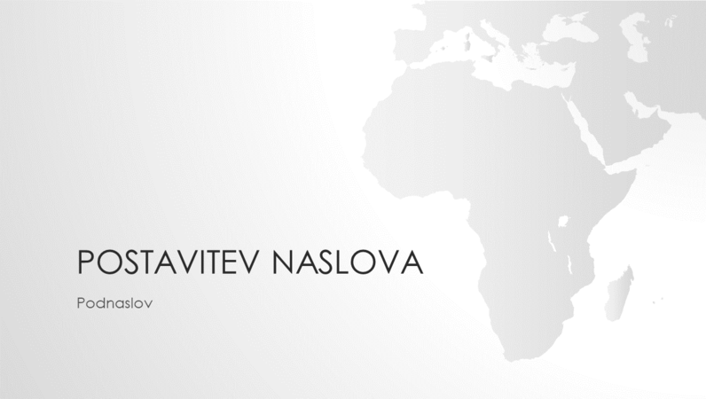 Niz zemljevidov sveta, predstavitev o Afriki (širokozaslonsko) Niz zemljevidov sveta, predstavitev o Afriki (širokozaslonsko)