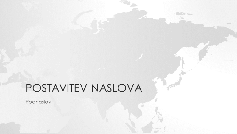 Niz zemljevidov sveta, predstavitev o Aziji (širokozaslonsko) Niz zemljevidov sveta, predstavitev o Aziji (širokozaslonsko)