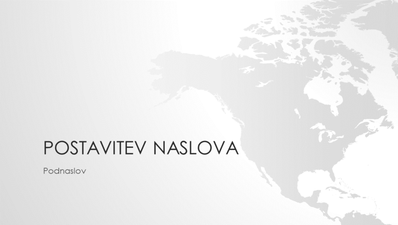 Niz zemljevidov sveta, predstavitev o Severni Ameriki (širokozaslonsko) Niz zemljevidov sveta, predstavitev o Severni Ameriki (širokozaslonsko)