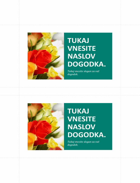 Promocijske razglednice (2 na stran)