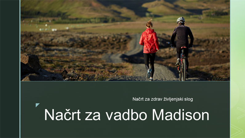 Načrt za vadbo Madison Načrt za vadbo Madison