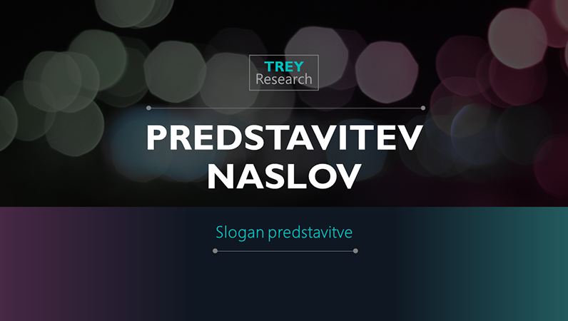 Futuristična predstavitev Futuristična predstavitev