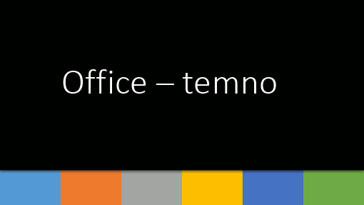 Office – temno