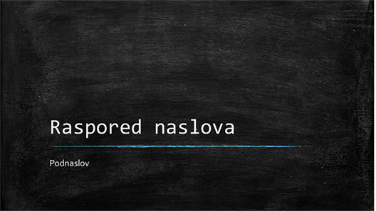 Obrazovna prezentacija – školska tabla (široki ekran) Obrazovna prezentacija – školska tabla (široki ekran)