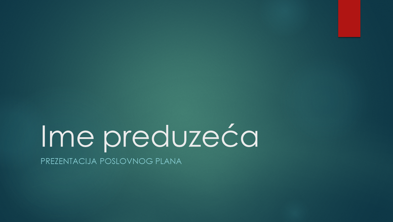 Prezentacija poslovnog plana (jonski zeleni dizajn, široki ekran) Prezentacija poslovnog plana (jonski zeleni dizajn, široki ekran)