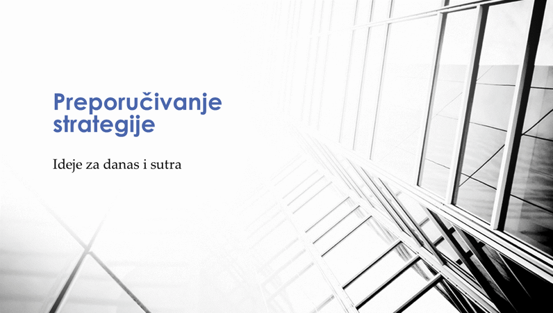 Prezentacija poslovne strategije Prezentacija poslovne strategije
