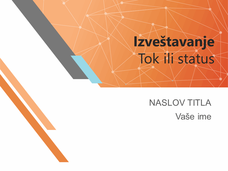 Izveštaj o statusu projekta Izveštaj o statusu projekta
