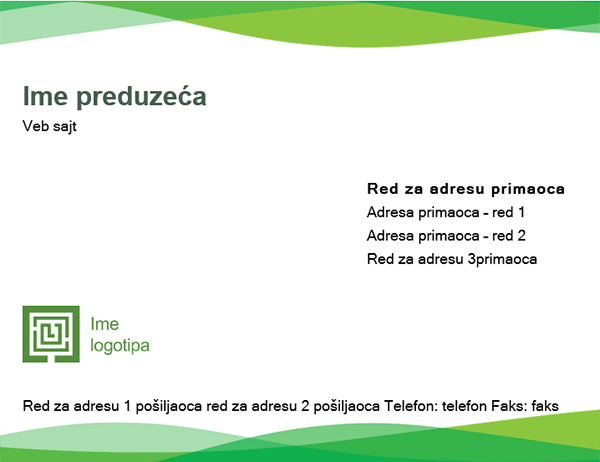 Košuljica (dizajn „Zeleni talas“) Košuljica (dizajn „Zeleni talas“)