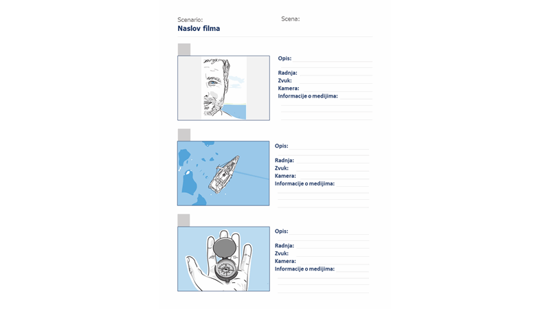 Vertikalna tabla za priču