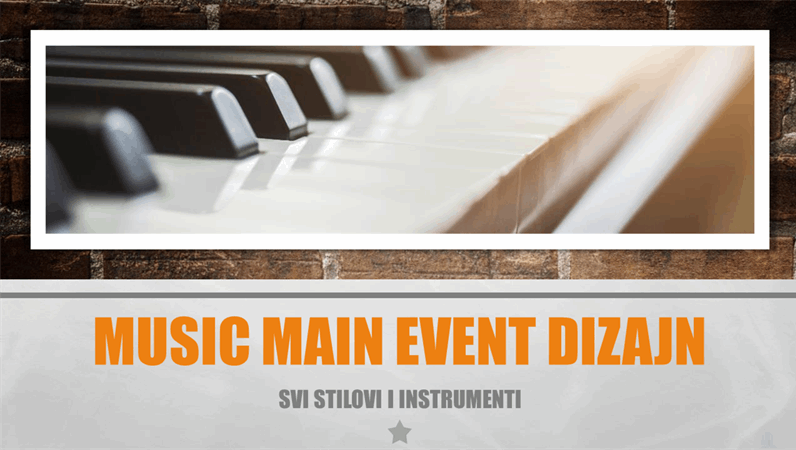 Music Main Event dizajn Music Main Event dizajn
