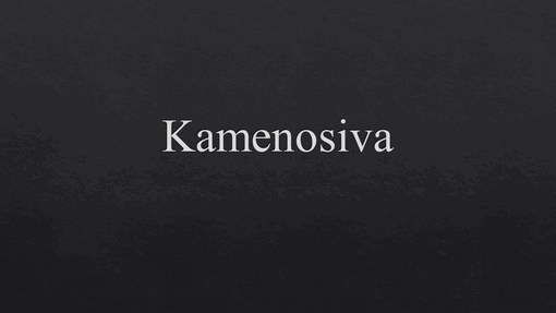Kamenosiva