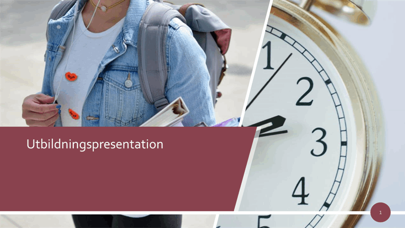 Utbildningspresentation Utbildningspresentation