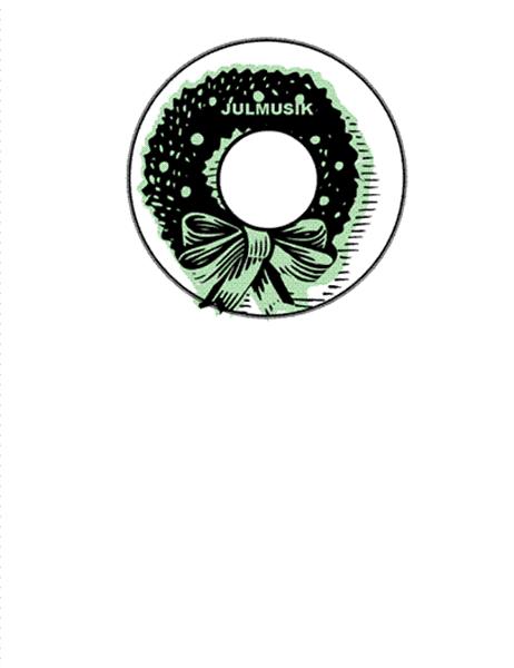 CD-etiketter – helgdag (fungerar med Avery 5824)