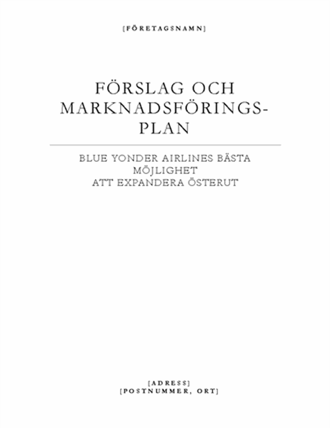 Affärsrapport (elegant)