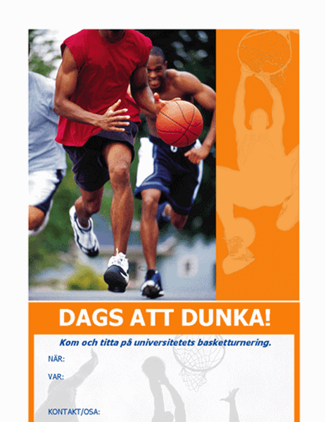 Inbjudan till basketfest