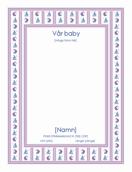 Babyalbum (för pojke)