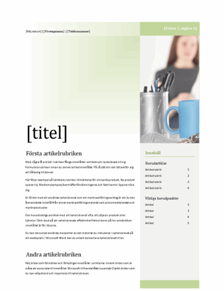 Nyhetsbrev för företag