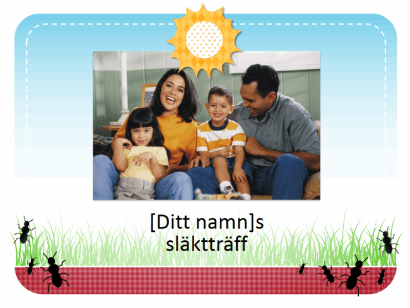 Fotoalbum till släktträff