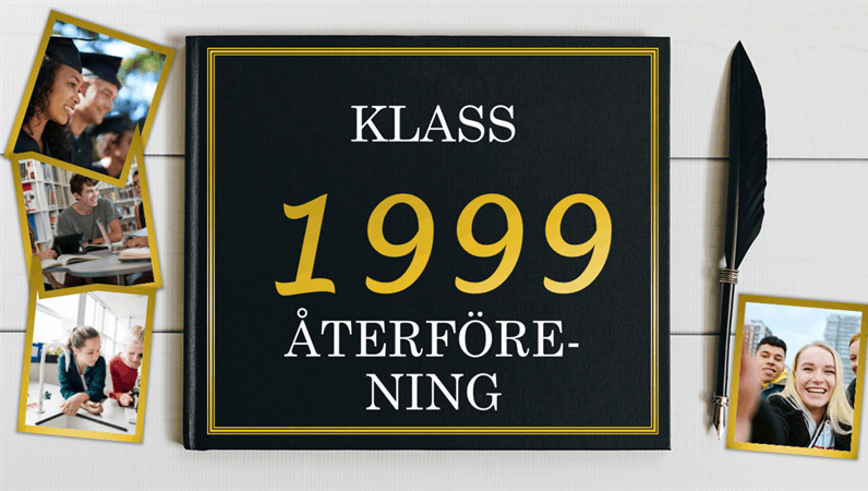 Fotoalbum för återträffar Fotoalbum för återträffar