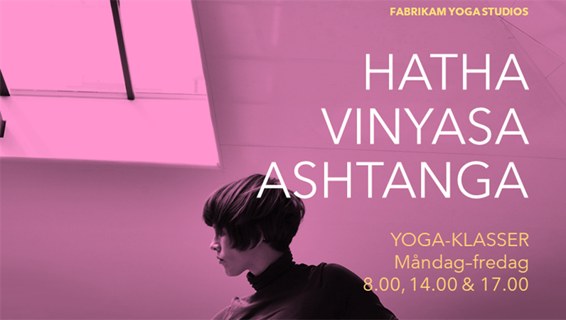 Reklamblad för yoga