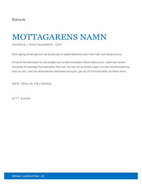 Affärsbrev Affärsbrev