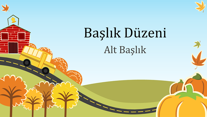 Sonbahar eğlenceli eğitim sunusu (geniş ekran) Sonbahar eğlenceli eğitim sunusu (geniş ekran)