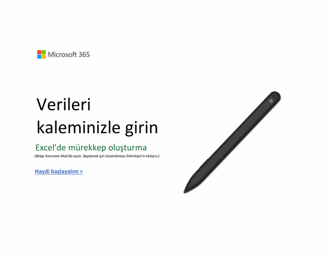 Excel Surface Kalemi eğitimi