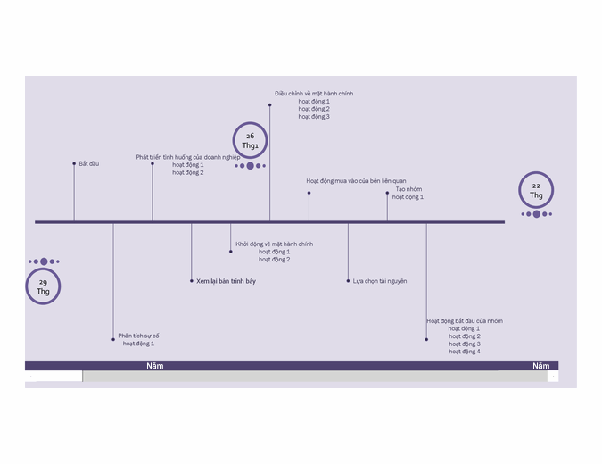 Đường thời gian Office là công cụ hoàn hảo để hiển thị các sự kiện và hoạt động trong một thời gian nhất định. Với một chút sáng tạo, bạn có thể tạo ra các đường thời gian đẹp mắt trong Word hoặc Excel để phục vụ cho nhu cầu công việc của mình. Hãy xem hình ảnh liên quan để tìm hiểu thêm và tăng cường khả năng hiển thị của bạn với đường thời gian Office.