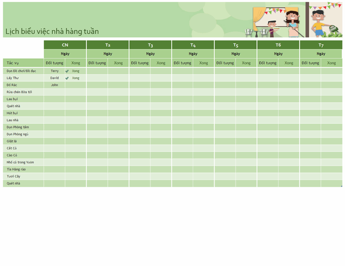 Mẫu Excel