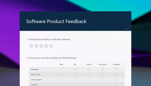 Software product feedback